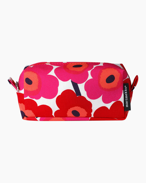 Marimekko Mini Unikko Tiise Cosmetic Bag – White / Red