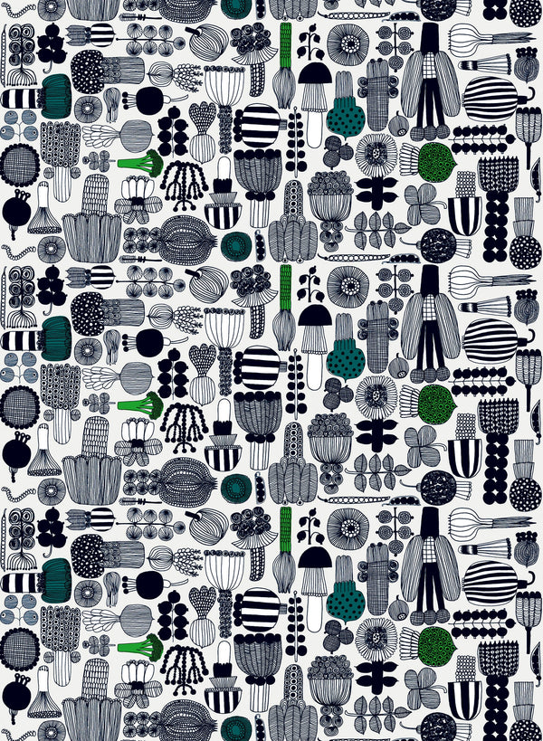 Marimekko Puutarhurin Parhaat Cotton Fabric