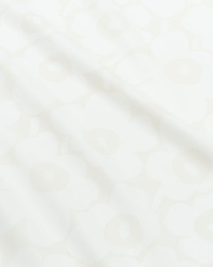 Marimekko Pieni Unikko Acrylic Coated Cotton Fabric – White