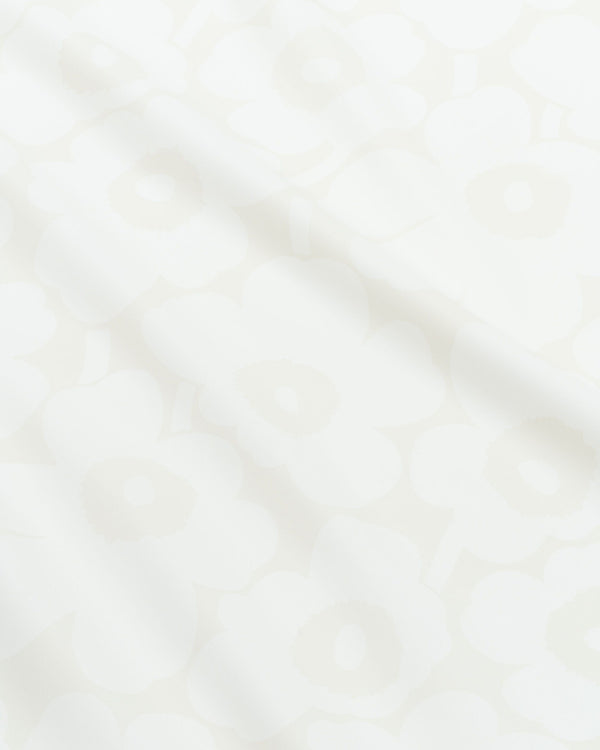 Marimekko Pieni Unikko Acrylic Coated Cotton Fabric – White