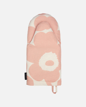 Marimekko Pieni Unikko Oven Mitten – Unbleached / Peach