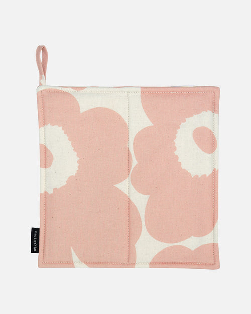 Marimekko Pieni Unikko Pot Holder – Unbleached / Peach