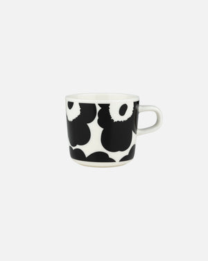 Marimekko Oiva / Unikko Coffee Cup 2 dl – White / Black