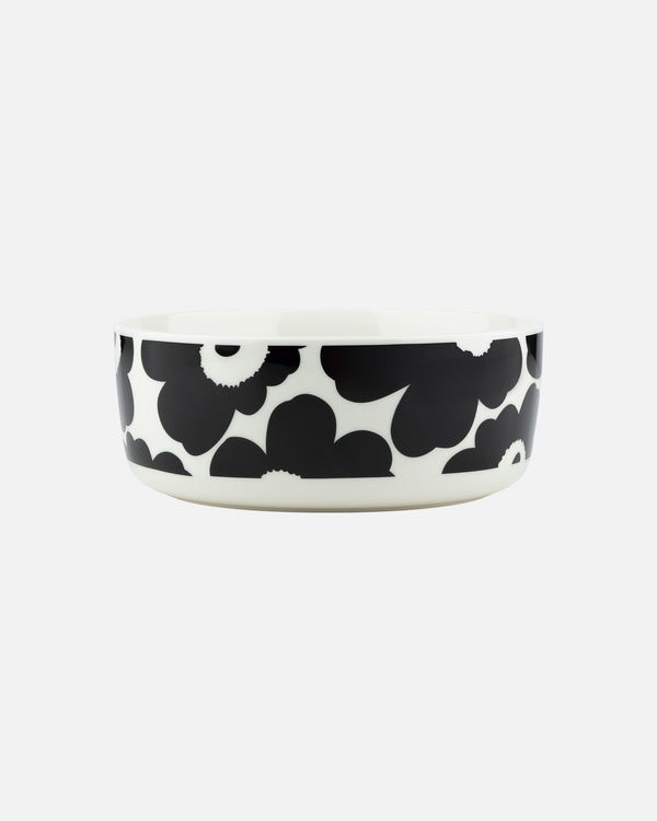Marimekko Oiva / Unikko Serving Bowl 1.5 l – White / Black