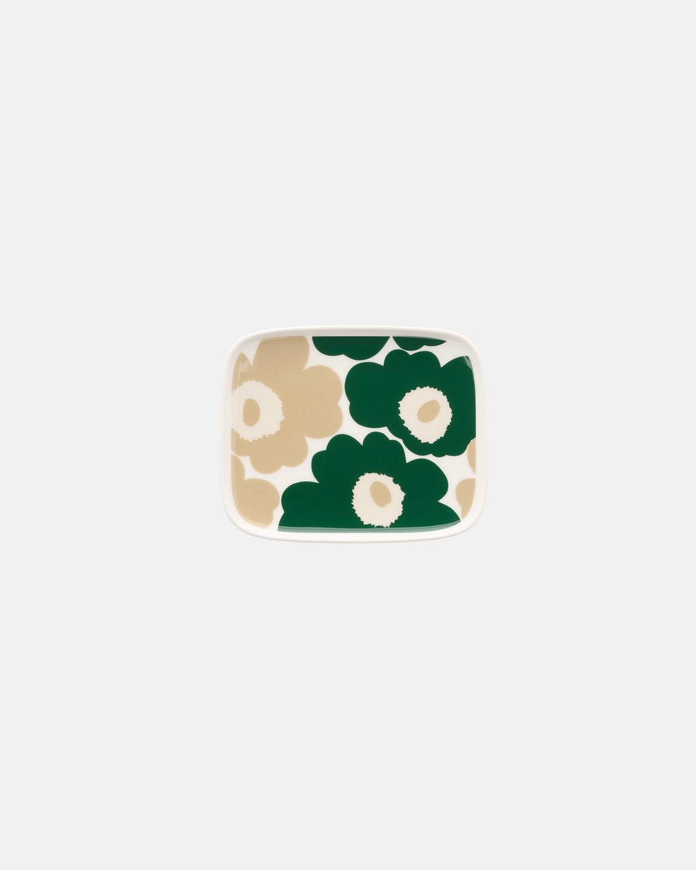 Marimekko Oiva / Unikko Plate 12 x 15 cm