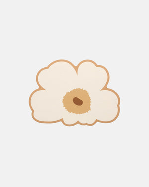 Marimekko Unikko Cork Placemat 45 cm – Cork / Hay / Brown