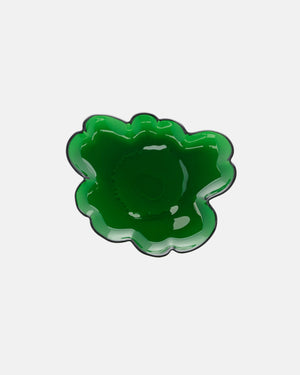 Marimekko Unikko Glass Plate 20 cm – Green