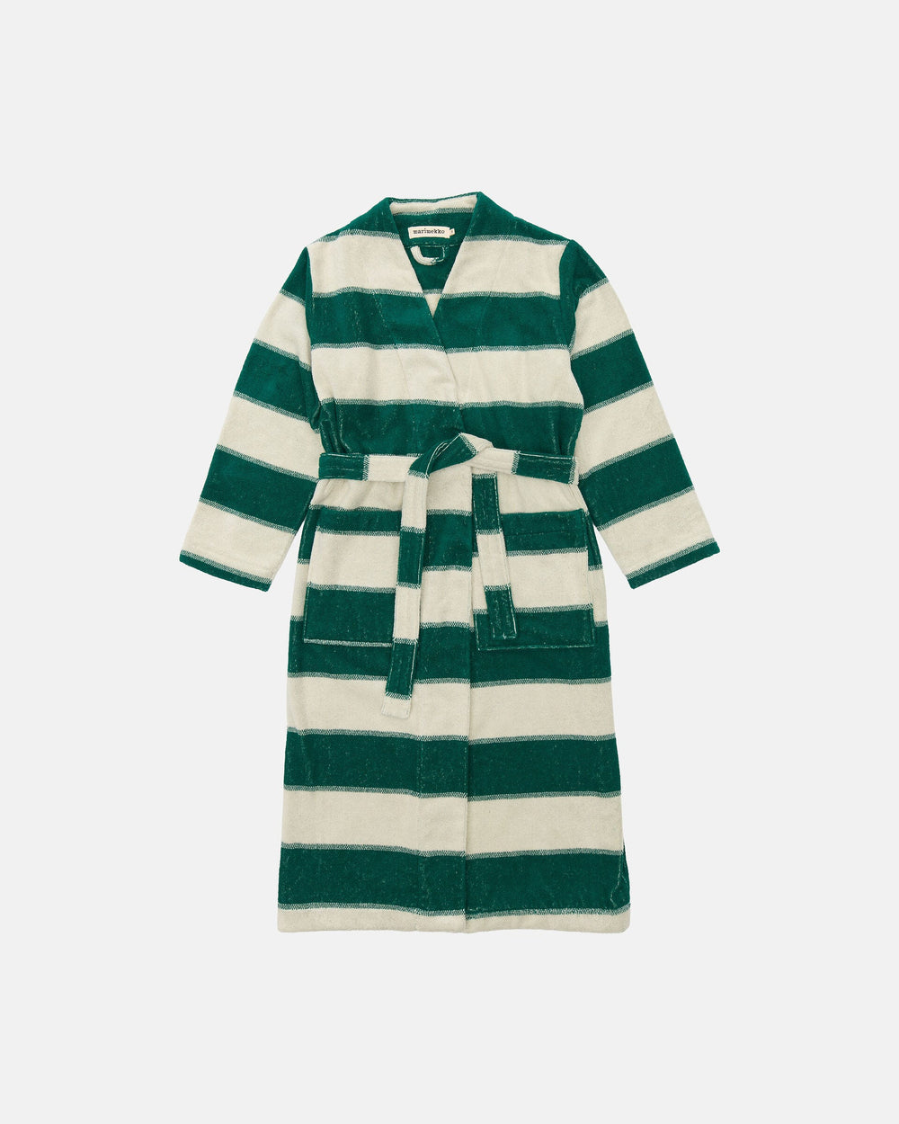 Marimekko Galleria Bathrobe – Emerald / Melon