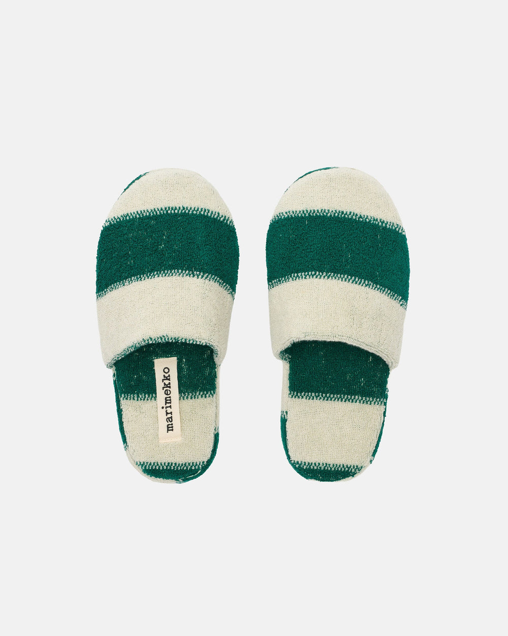 Marimekko Galleria Slippers – Emerald / Melon