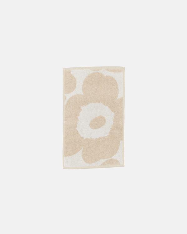 Marimekko Unikko Guest Towel 30 x 50 cm – Off-White / Linen