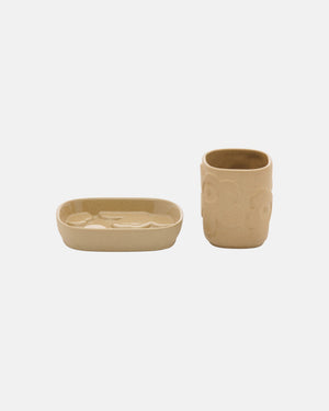 Marimekko Unikko Bathroom Accessory Set – Sandstone