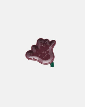 Marimekko Kukasta Kukkaan Plate 15 cm – Plum / Green