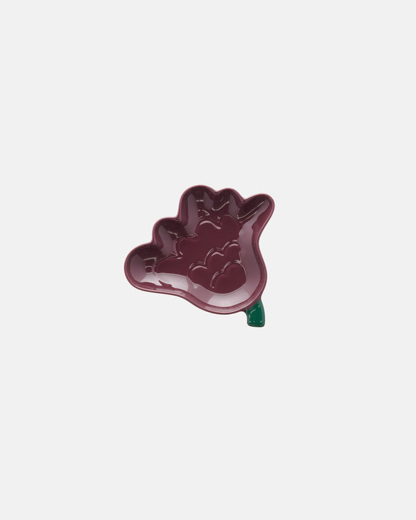Marimekko Kukasta Kukkaan Plate 15 cm – Plum / Green