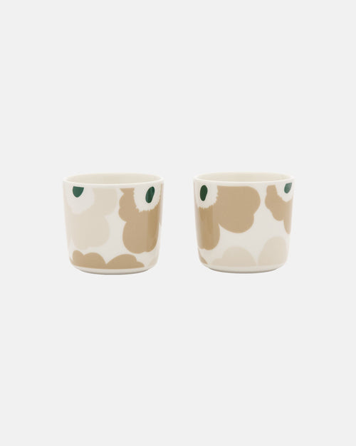 Marimekko Oiva / Unikko Cup Without Handle 2 pcs 2 dl
