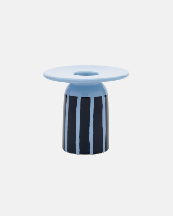 Marimekko Piccolo Candle Holder – Light Blue / Petrol