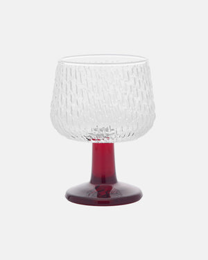 Marimekko Syksy Goblet 2.5 dl – Clear / Red