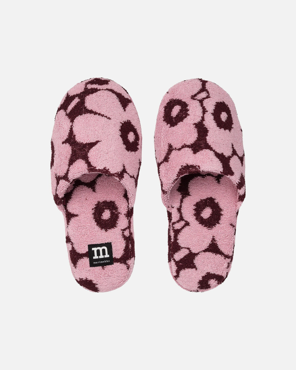 Marimekko Mini Unikko Slippers – Plum / Pink