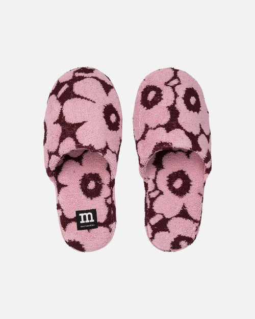 Marimekko Mini Unikko Slippers – Plum / Pink