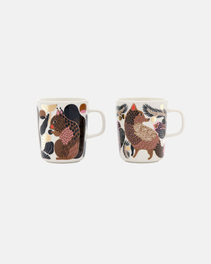 Marimekko Oiva / Kurre & Ketunmarja Mug 2.5 dl 2 pcs