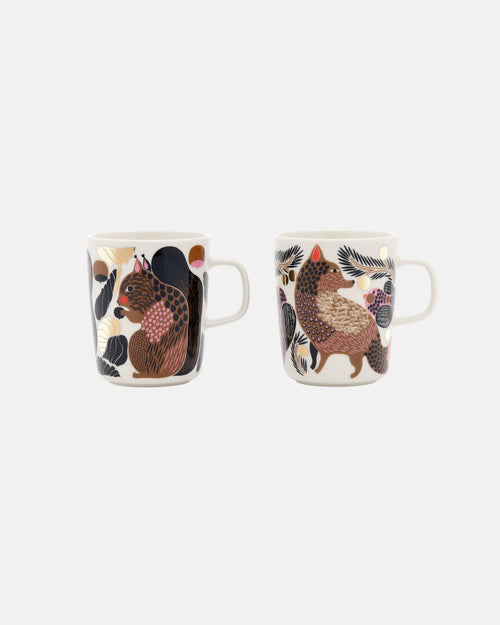 Marimekko Oiva / Kurre & Ketunmarja Mug 2.5 dl 2 pcs