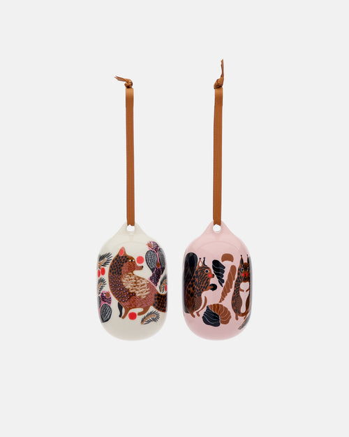 Marimekko Kurre & Ketunmarja Collectible Ornament 2 pcs