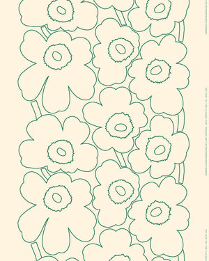 Marimekko Piirto Unikko Linen Fabric 10 m
