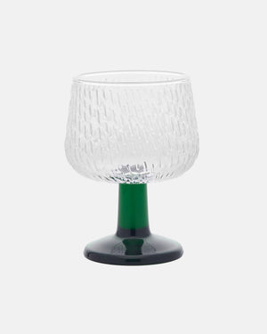 Marimekko Syksy Goblet 2.5 dl – Clear / Green
