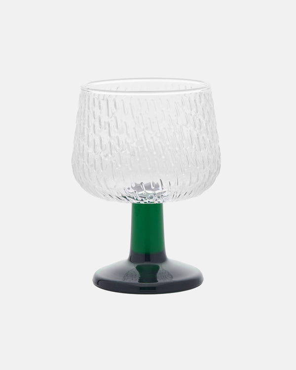 Marimekko Syksy Goblet 2.5 dl – Clear / Green