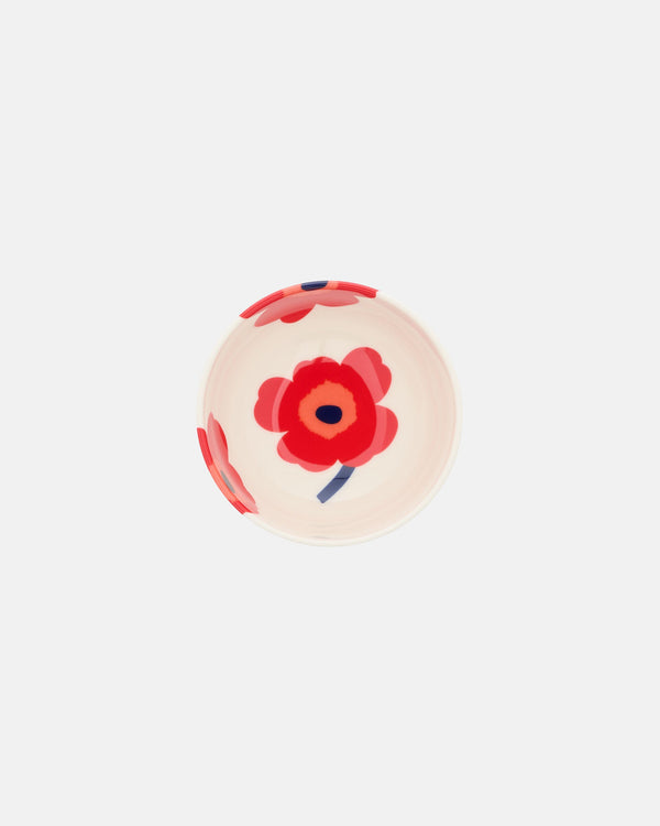 Marimekko Oiva / Unikko Bowl 3 dl – White / Red / Blue