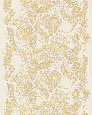 Marimekko Piirto Ketunmarja Cotton Fabric 10 m