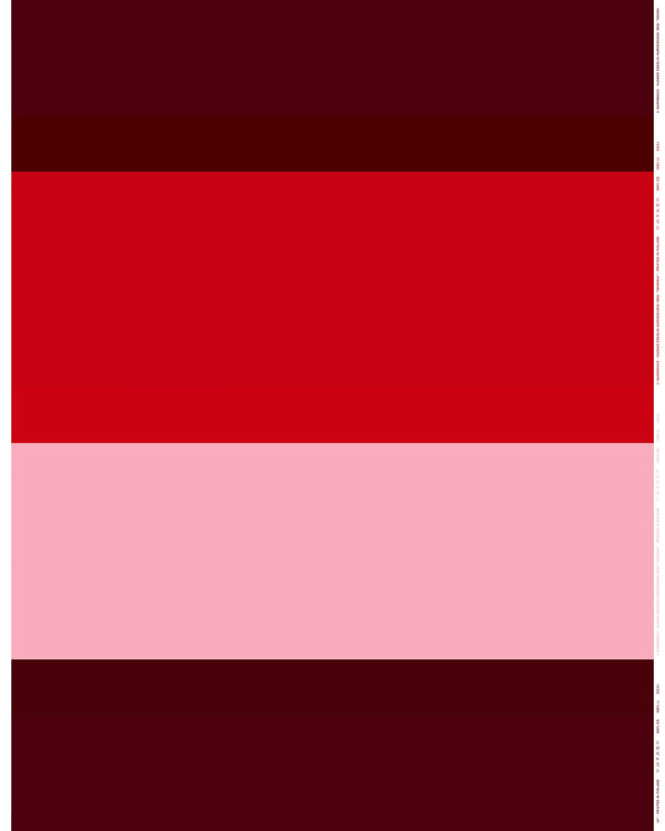 Marimekko Hennika Cotton Fabric – Pink / Red / Burgundy