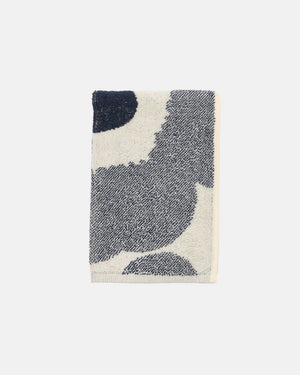 Marimekko Unikko Guest Towel 30 x 50 cm – Off-White / Blueberry