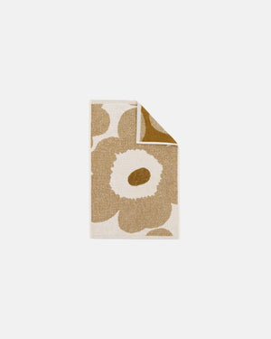 Marimekko Unikko Guest Towel 30 x 50 cm – Off-White / Bronze