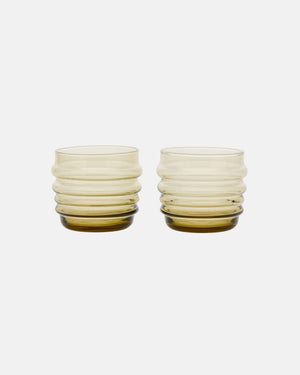 Marimekko Sukat Makkaralla Tumbler 2 dl Set of 2 – Golden Brown