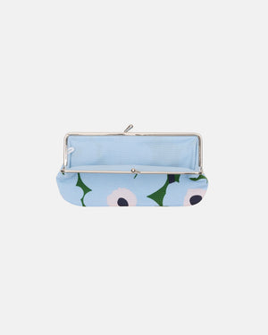 Marimekko Mini Unikko Silmälasi Kukkaro Purse – Warm Green / Light Blue / Pale Rose