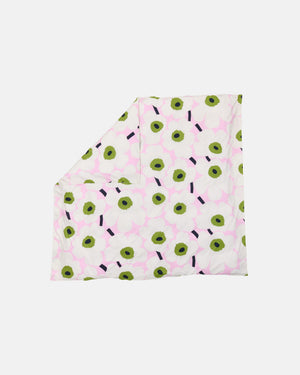 Marimekko Unikko Duvet Cover 240 x 220 cm – Cold Pink / White / Green