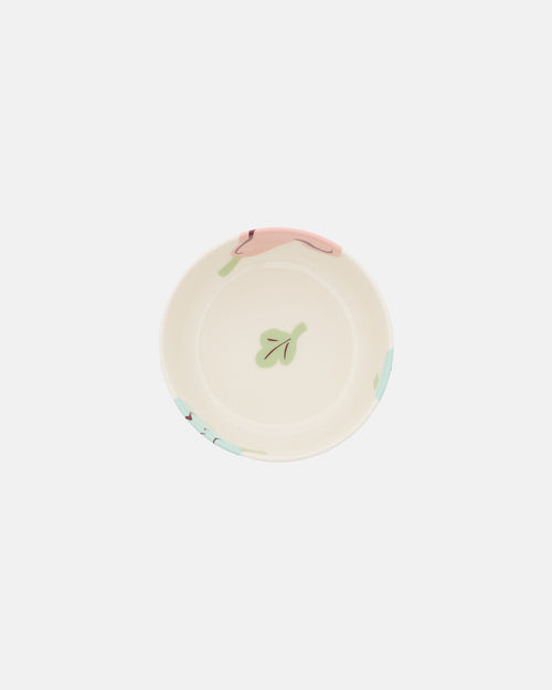 Marimekko Oiva / Kukasta Kukkaan Bowl 4 dl – White / Warm Pink / Pale Green / Plum