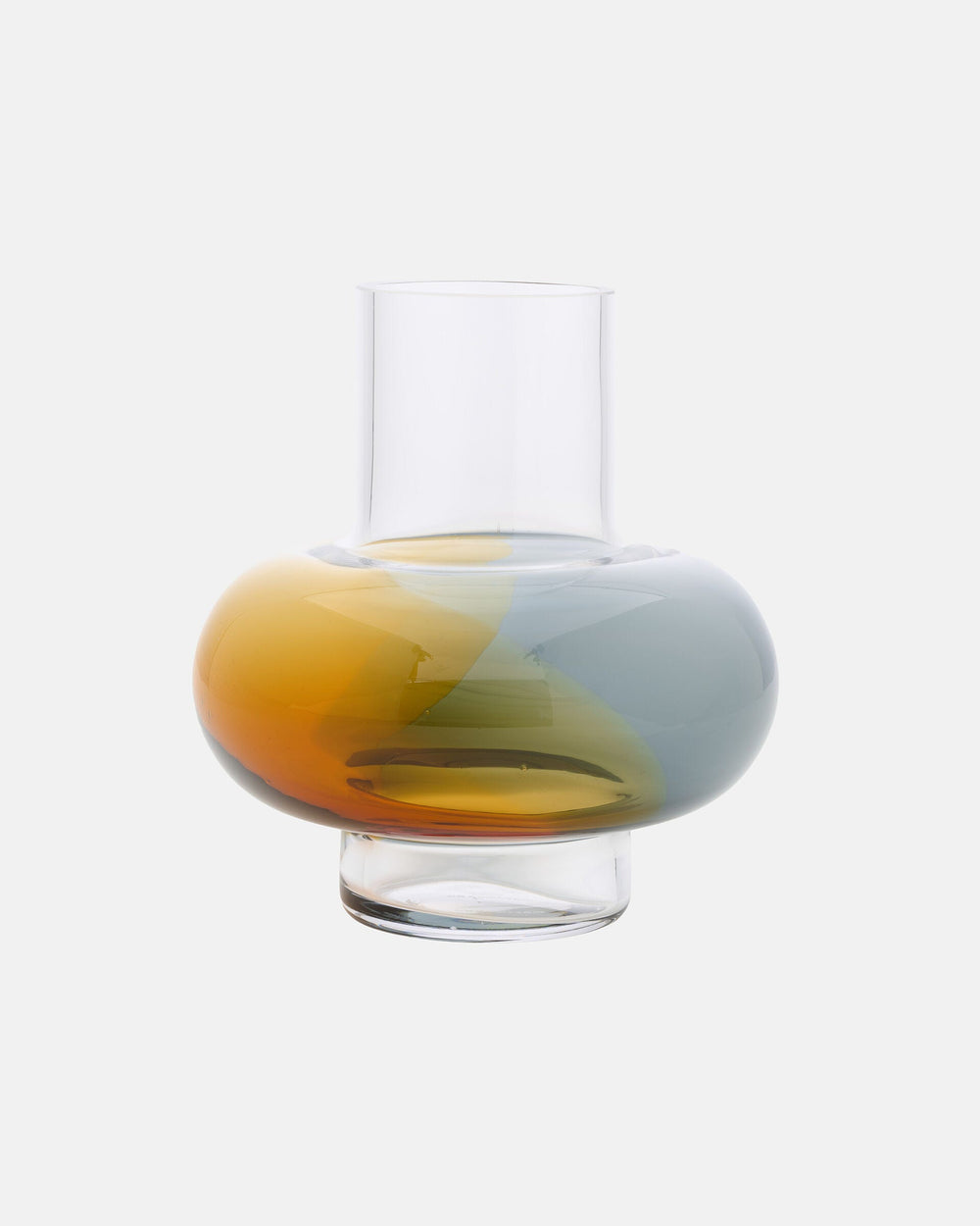 Marimekko Umpu Vase – Clear / Grey / Copper