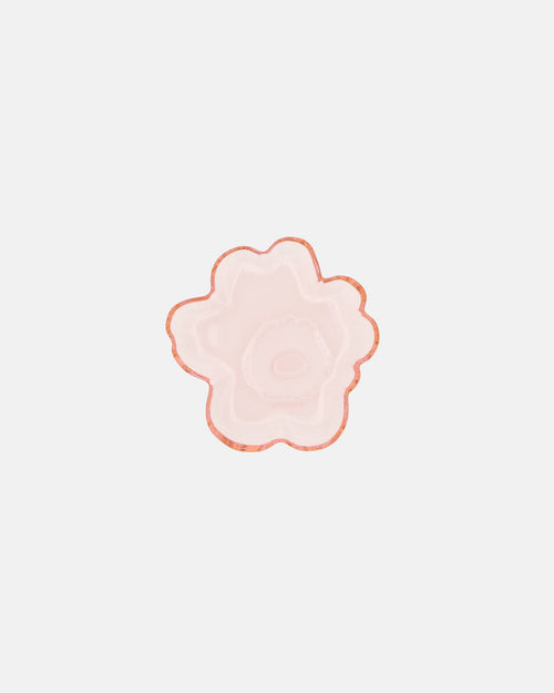 Marimekko Unikko Glass Plate 13 cm – Peach