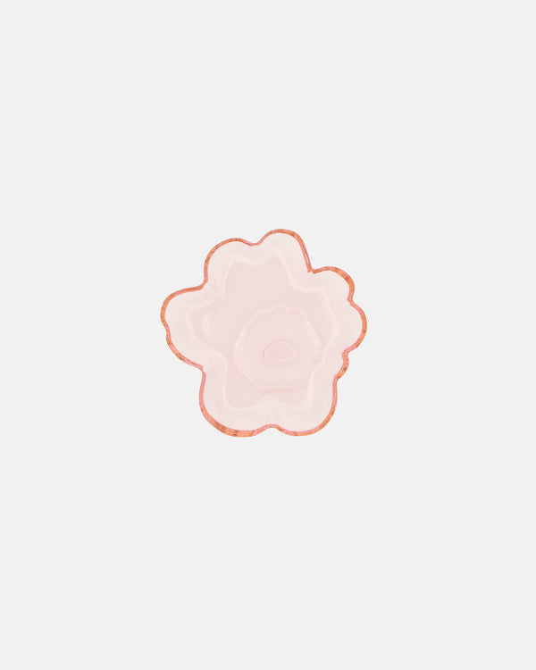 Marimekko Unikko Glass Plate 13 cm – Peach