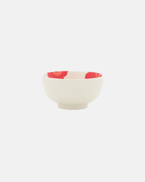 Marimekko Oiva / Unikko Bowl 5 dl – White / Red / Blue (076934)