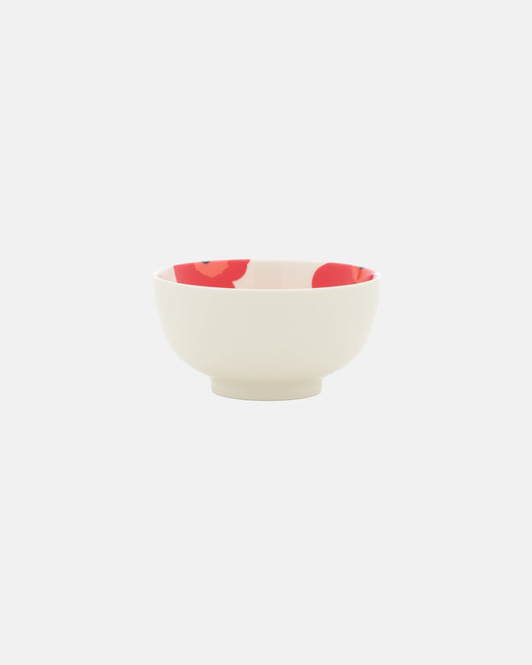 Marimekko Oiva / Unikko Bowl 5 dl – White / Red / Blue (076934)