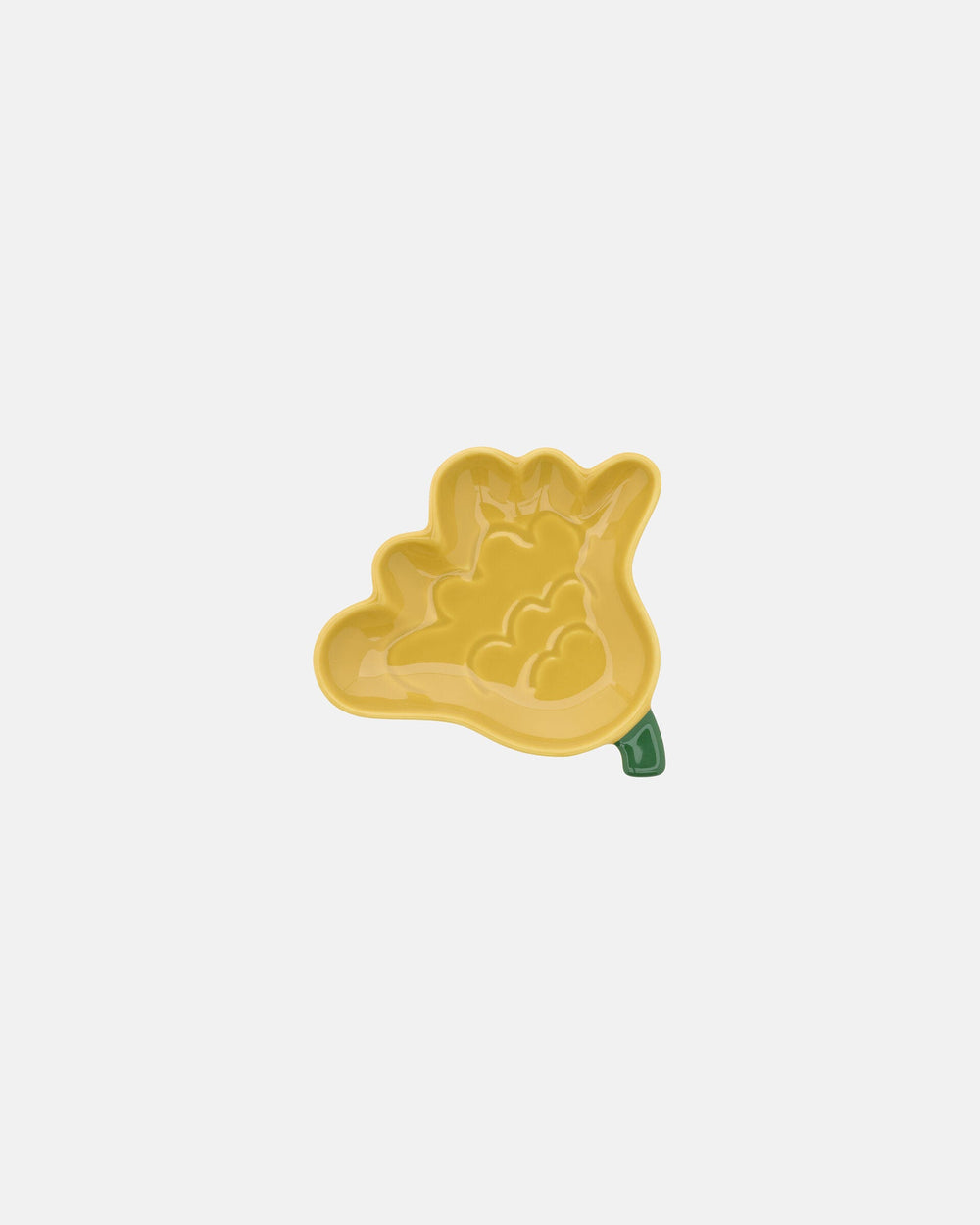 Marimekko Kukasta Kukkaan Plate 15 cm – Ochre / Green