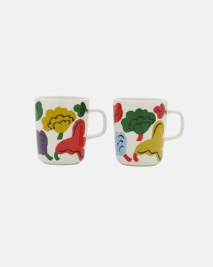 Marimekko Oiva / Kukasta Kukkaan Mug 2.5 dl 2 pcs