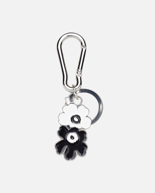 Marimekko Puhallus I Unikko Kioski Key Chain Black / White