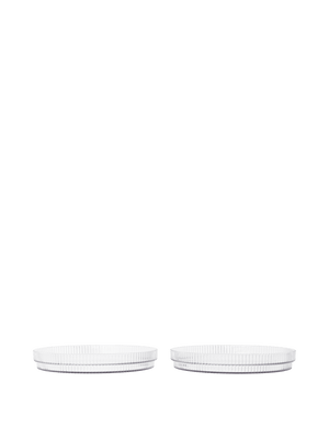 ferm LIVING Ripple Kids Plates – Set of 2 – Clear