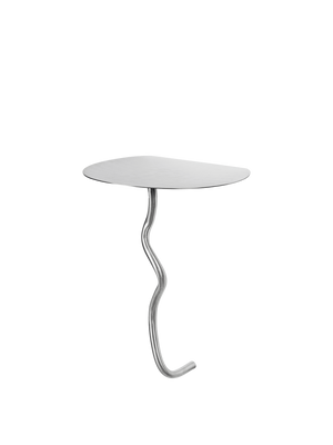 ferm LIVING Curvature Wall Table – Stainless Steel