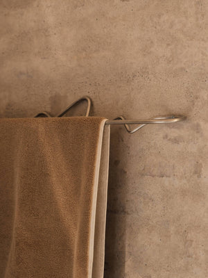 ferm LIVING Curvature Towel Hanger – Stainless Steel