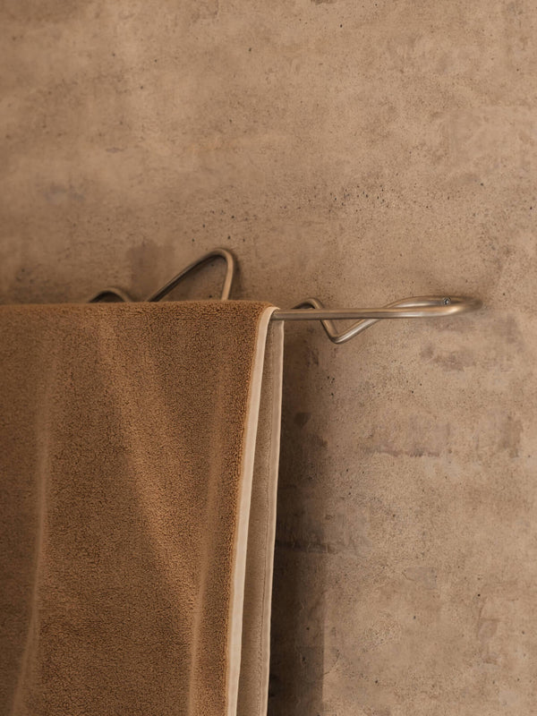 ferm LIVING Curvature Towel Hanger – Stainless Steel