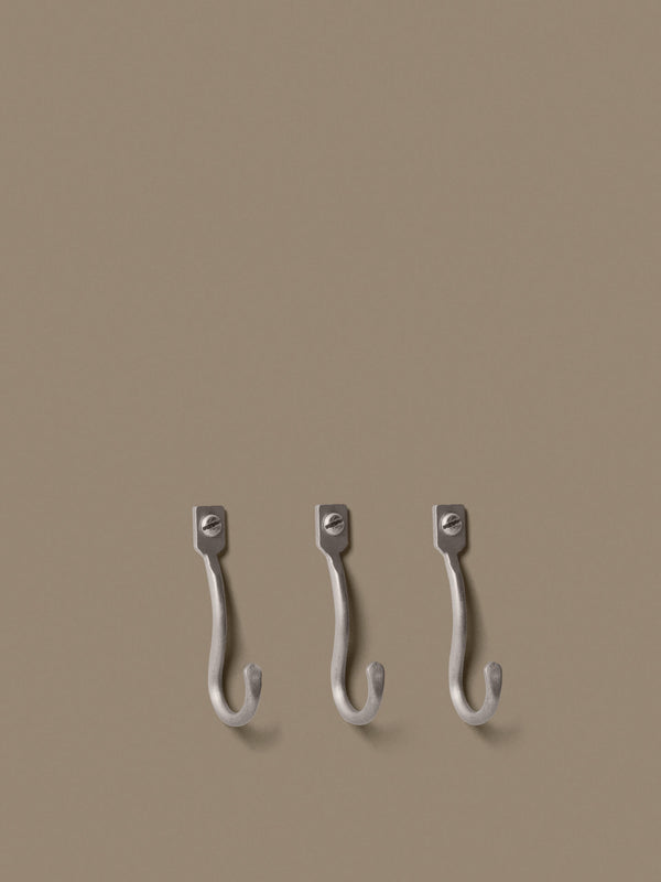 ferm LIVING Curvature Hooks – Set of 3 – Stainless Steel